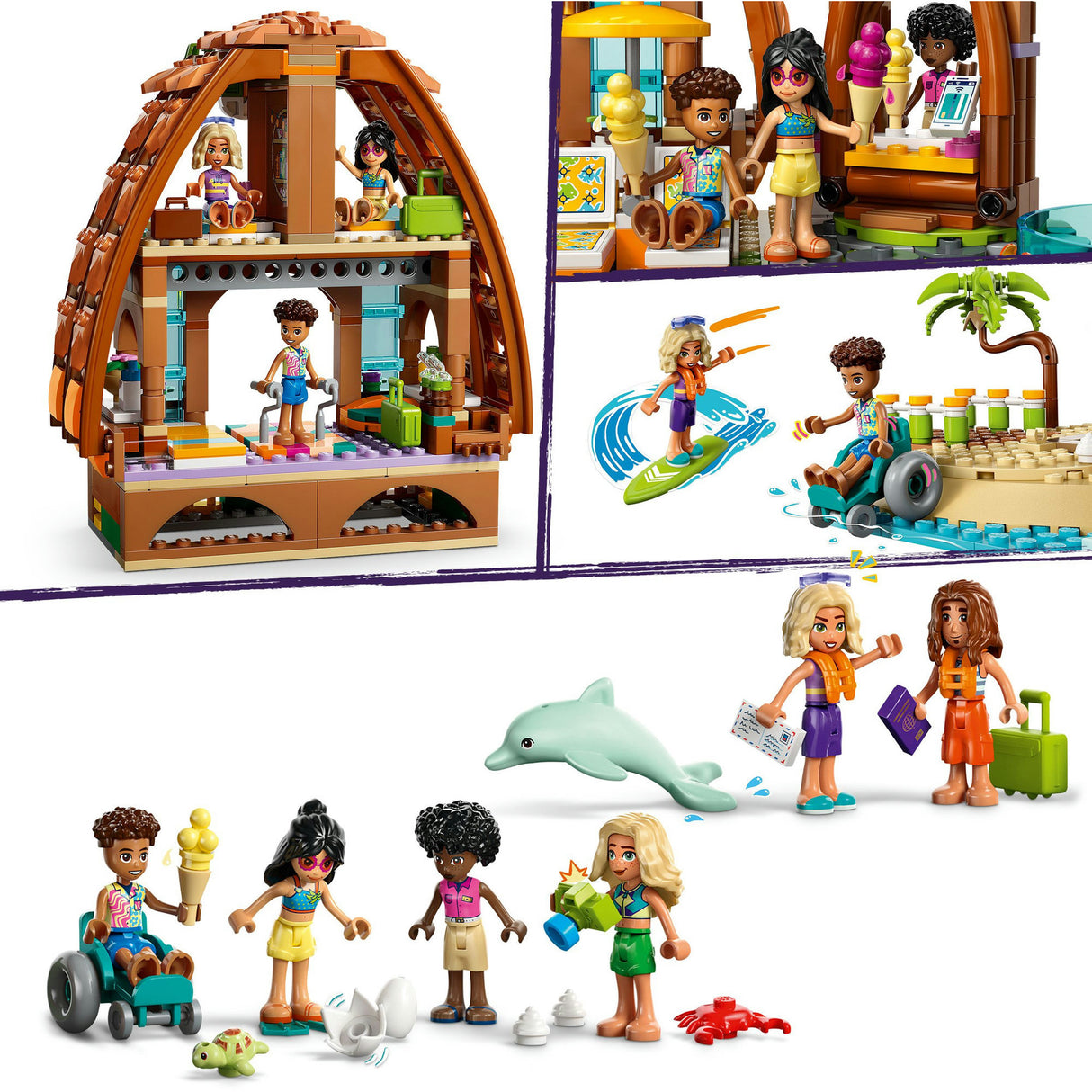Lego Friends 42673 Familienferien-Strandresort