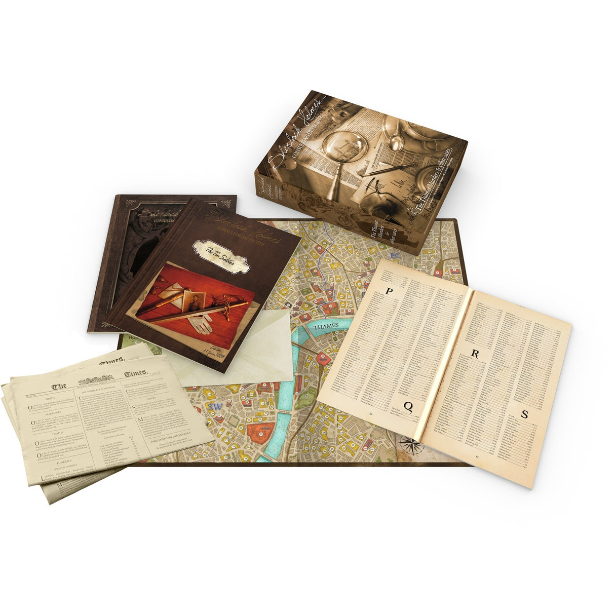 Asmodee Sherlock Holmes Consulting Detective: die Themse M.