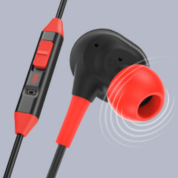 Powera kabelgebundene Ohrhörer für Nintendo Switch 2 In-Ear (schwarz rot, Nintendo Switch 2, Nintendo Switch, Nintendo Switch – OLED-Modell, Nintendo Switch Lite)