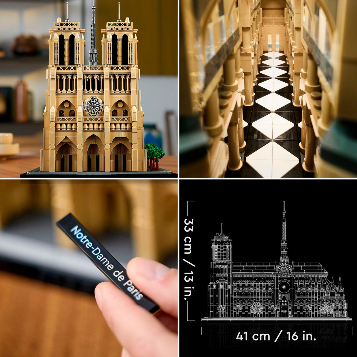 Lego-Architektur Notre-Dame von Paris – 21061