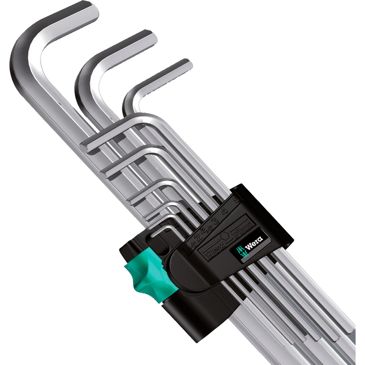 Waa 950 9 Hex-plus 1 SB Stiftschlüssel Set, Metrik, weit