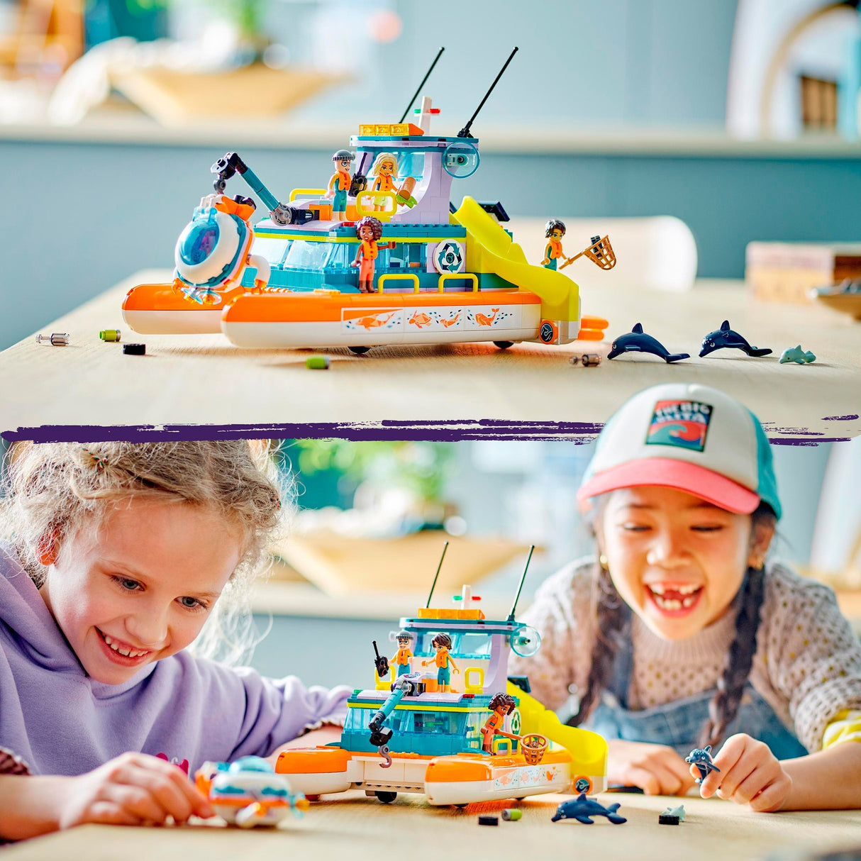 Lego Friends – Bauspielzeug Seenotrettungsboot (41734)