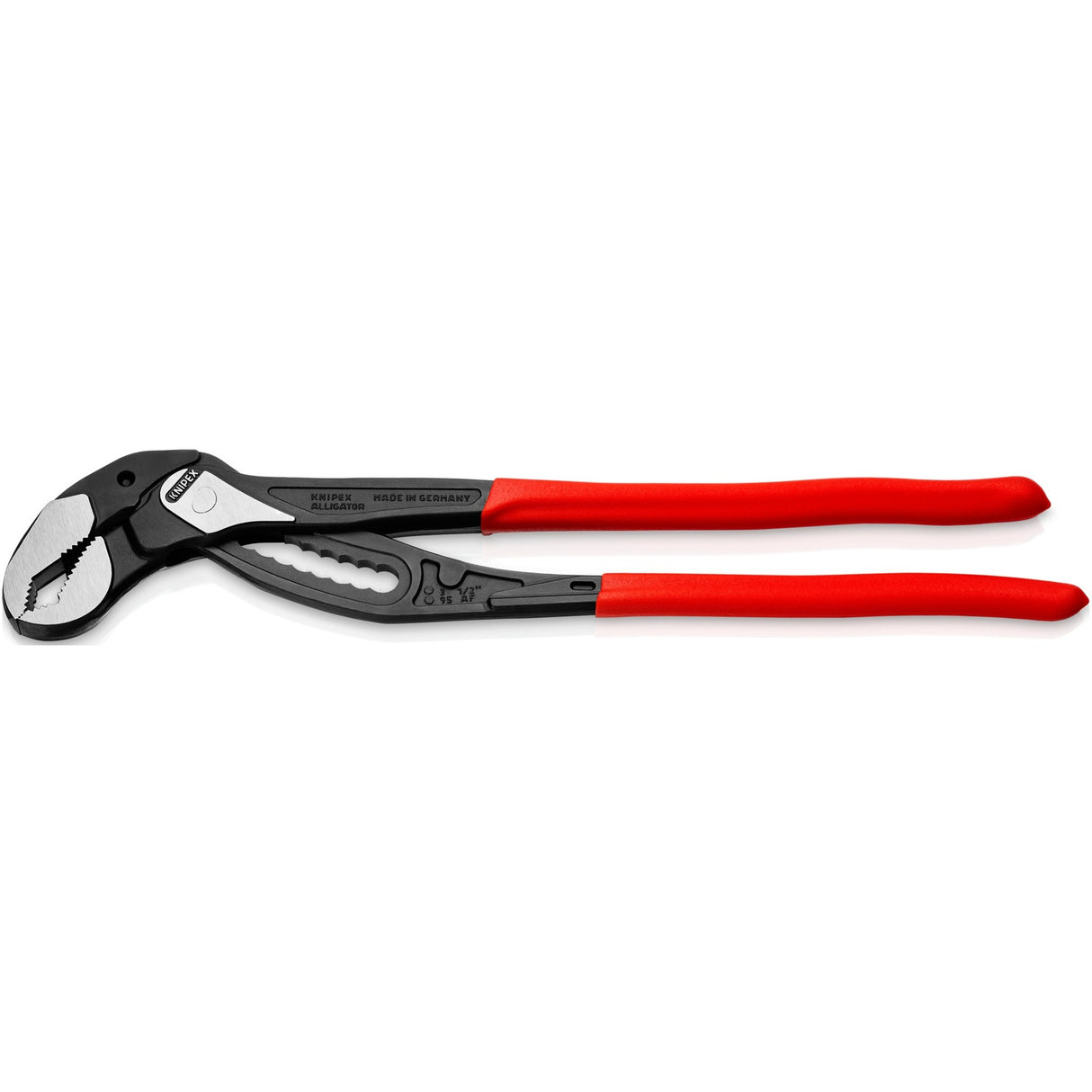 Knipex Alligator XL Wasserpumpenzange 8801400 Schwedische Wasserpumpenzange (schwarz rot, 400 mm)