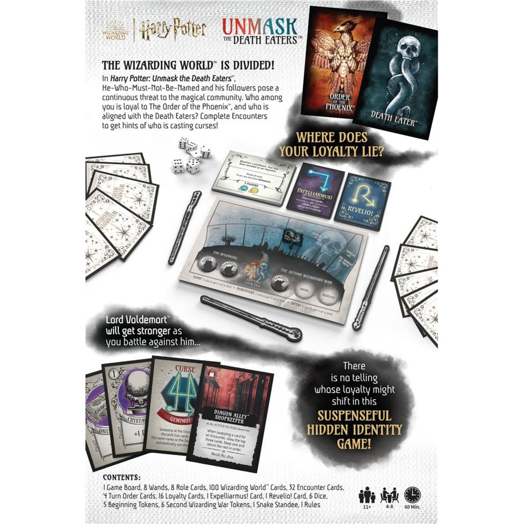 European Player Network Brettspiel Harry Potter: Unmask the Death Eaters (englisch, 3 - 8 Spieler, 60 Minuten, ab 11 Jahren)