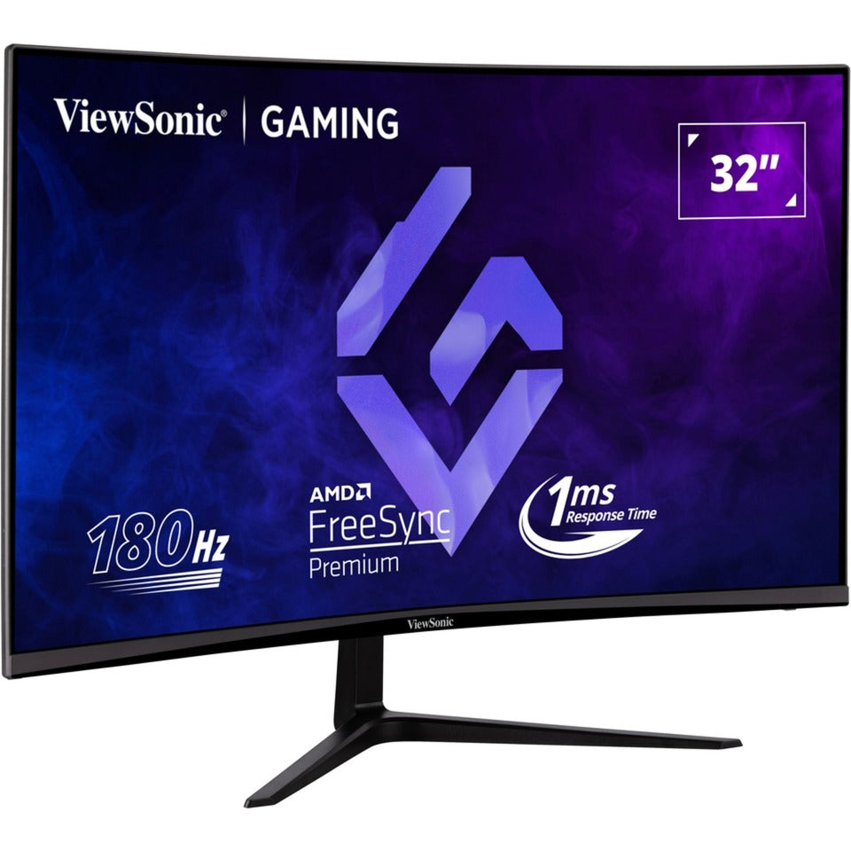 Viewsonic vx3218c-2k 32 gebogener Gaming-Monitor (schwarz, 2x HDMI, 1x Display-Port, 180 Hz)
