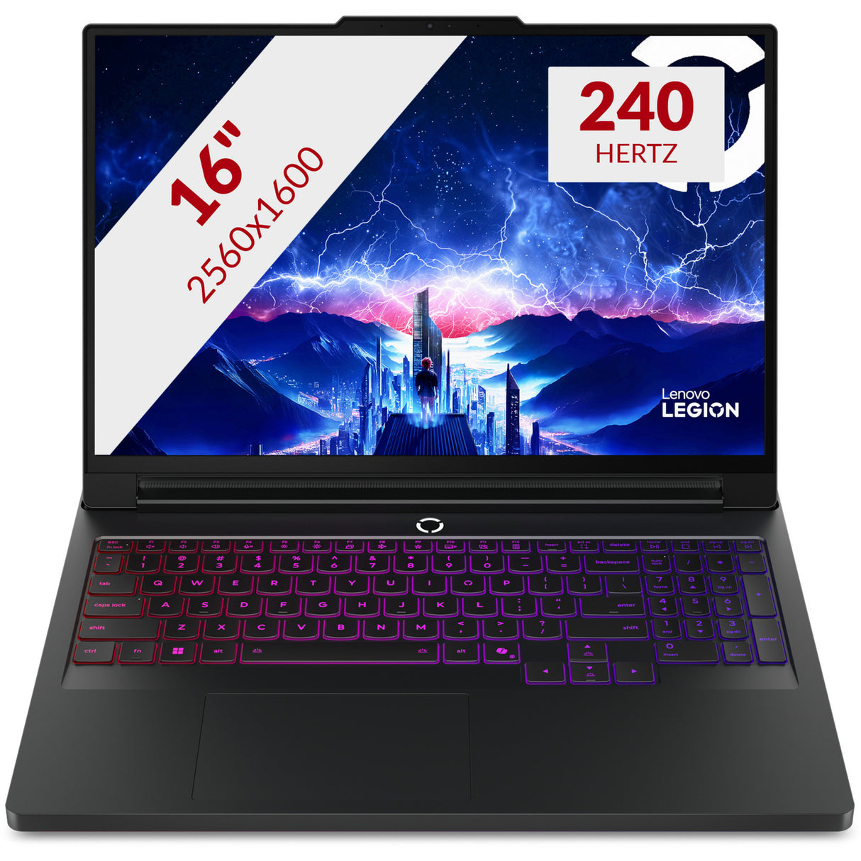 Lenovo legion pro 7 16iax10h (83f5003qmh) 16 copilot+ gaming laptop (zwart | core ultra 9 275hx | rtx 5080 | 32 gb | 1 tb ssd)