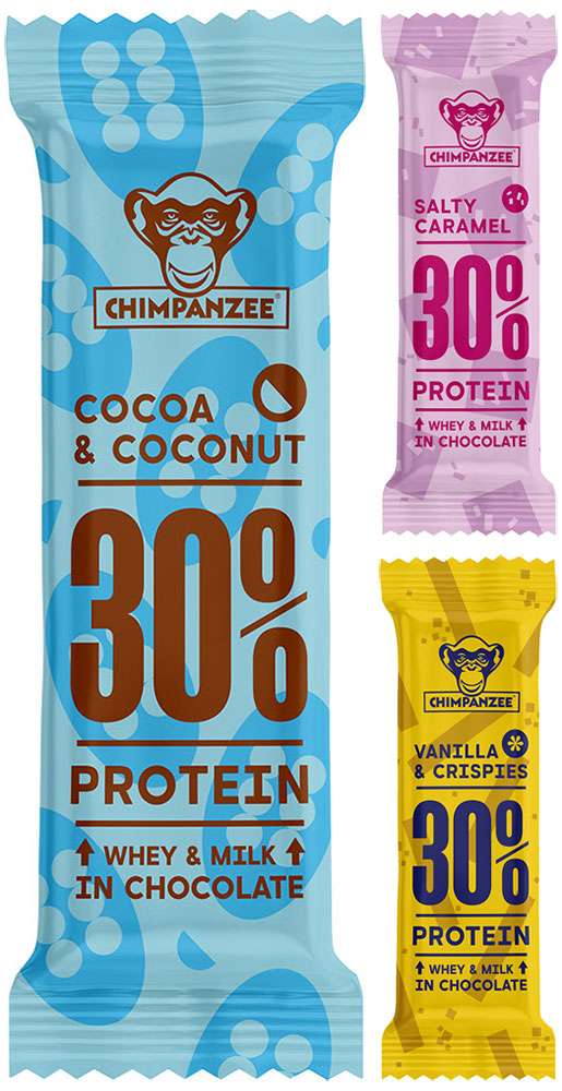 Schimpansen-Proteinriegel 30 %, 20 x 50 g-Box