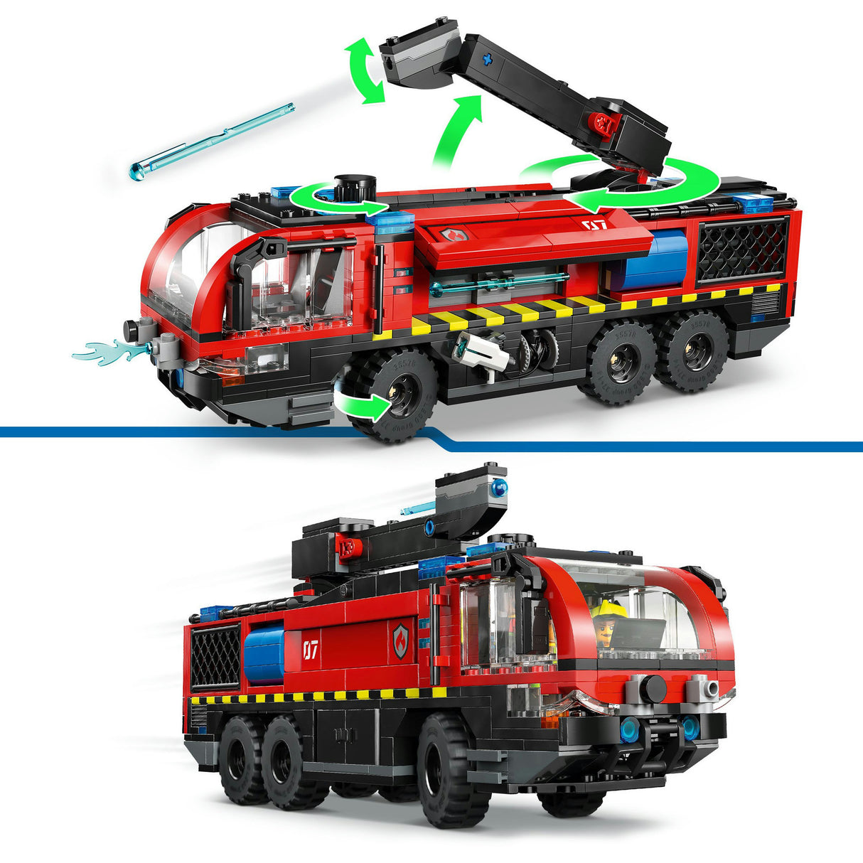 Lego City – Flughafen-Feuerwehrauto-Konstruktionsspielzeug (60499)