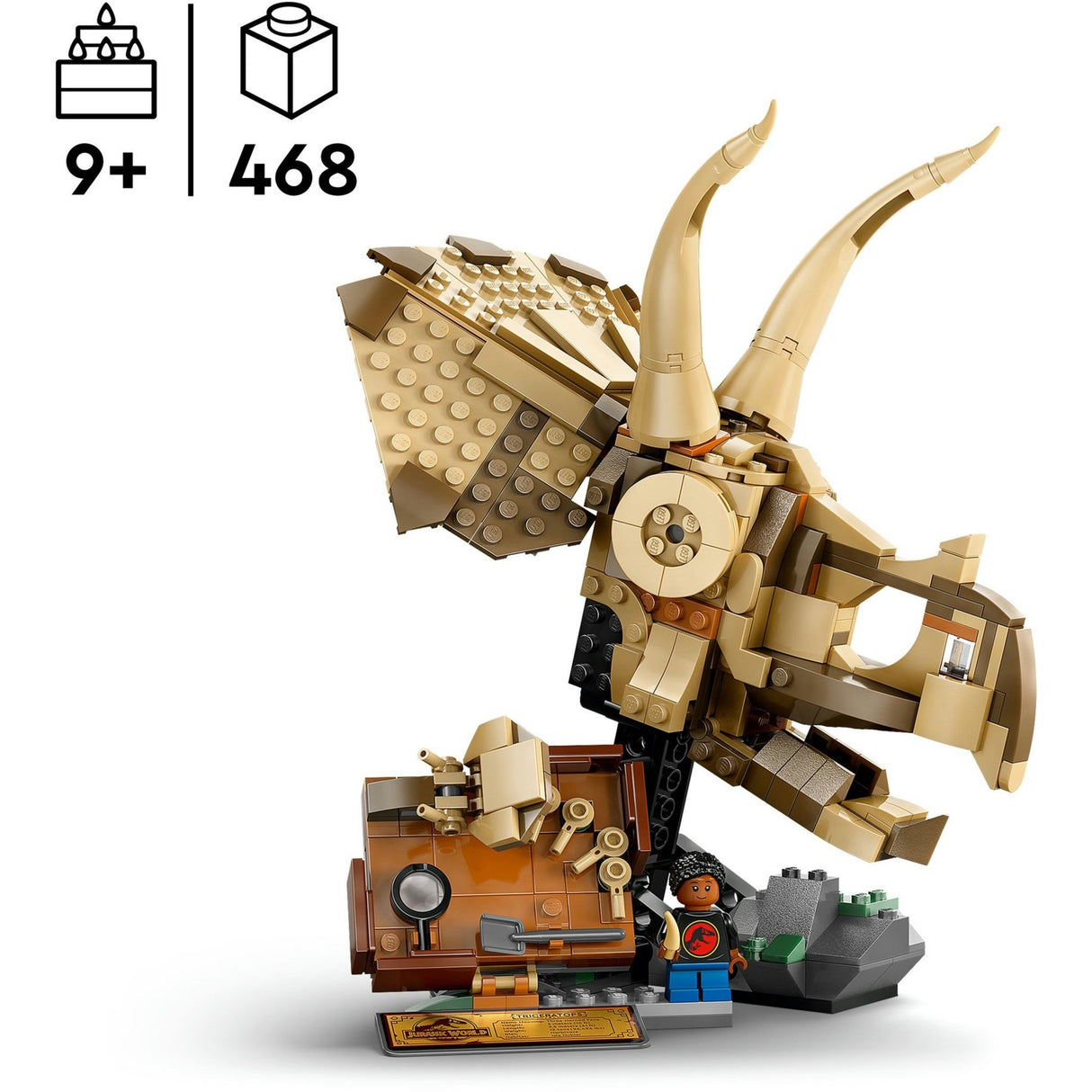 Lego Jurassic World 76969 Dinosaurierfossilien: Triceratops-Schädel