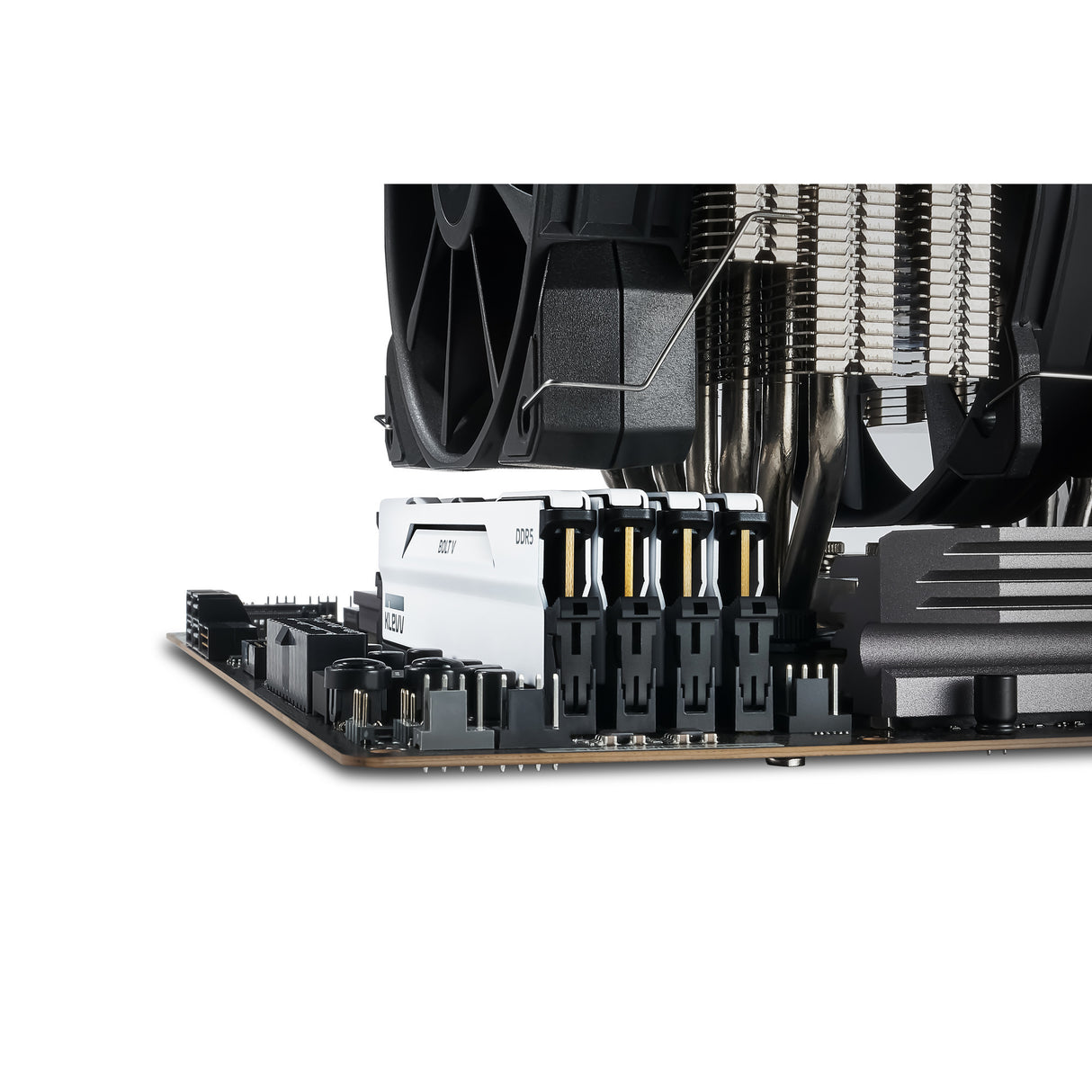 Klevv 64 gb ddr5-6000 (2x 32 gb) kit werkgeheugen (wit, kd5bgua80-60a300i, bolt v, xmp 3.0, expo)