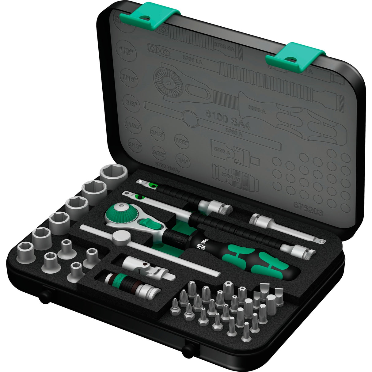 Wera 8100 SA 4 Zyklop Speed Ratelset, 1 4