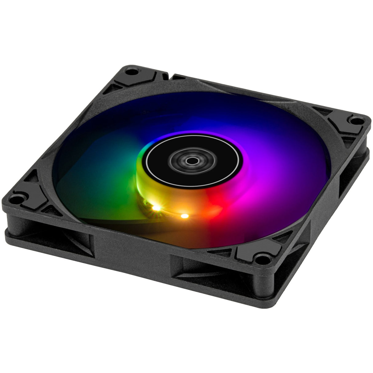 Silverstone Air Slimmer 90 ArGB Gehäuselüfter (schwarz, 92 x 92 x 15 mm, PWM)