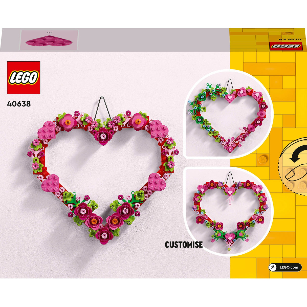 Lego 40638 Jahreszeiten und Anlässe herzförmige Dekoration