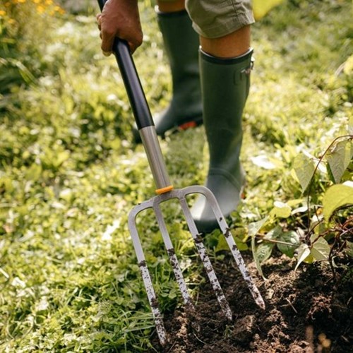 Ergonomische Spatengabel von Fiskars