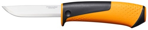 Fiskars 1063573 - Universalmesser mit Schärfer | 1 Stk