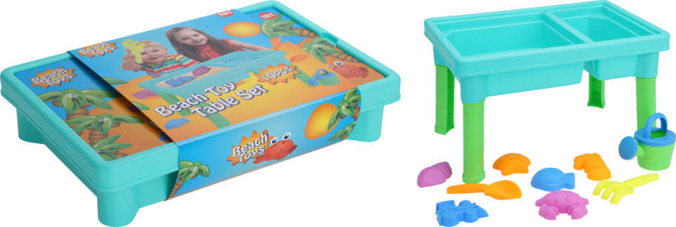 Strandspielzeug Sand- und Wassertisch 10-Stück