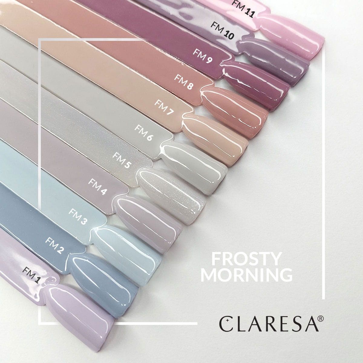 Claresa UV-LED-Gel-Nagellack, 5 ml, Frosty Morning 5