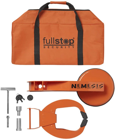 FullStop Nemesis Wheel Clamp Universal Stahlorange
