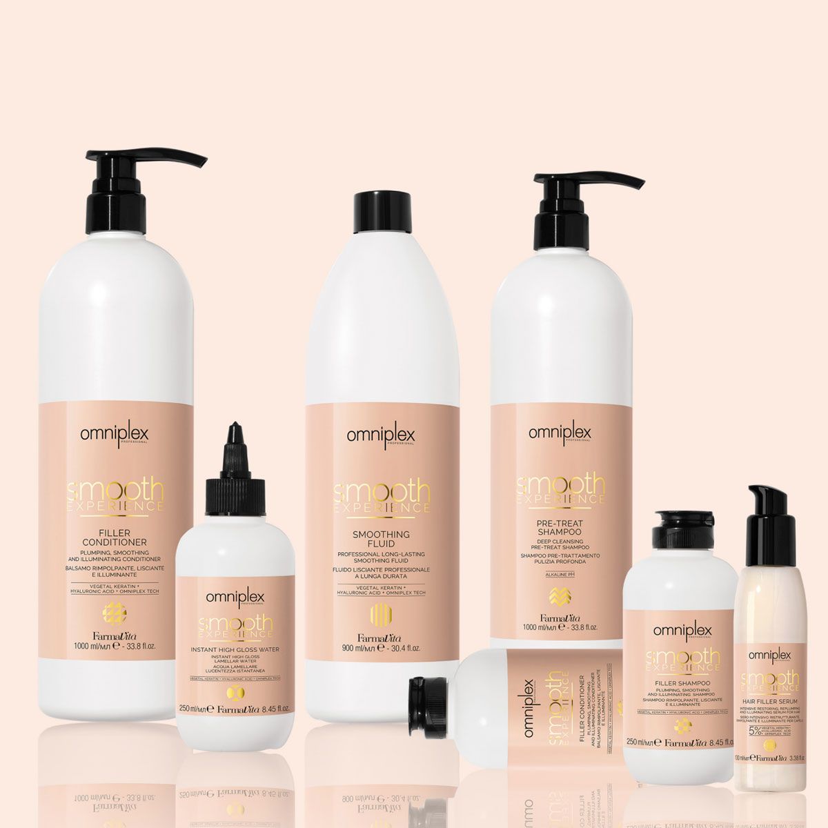 Farmavita Omniplex Smooth Experience Glättungsflüssigkeit 900 ml