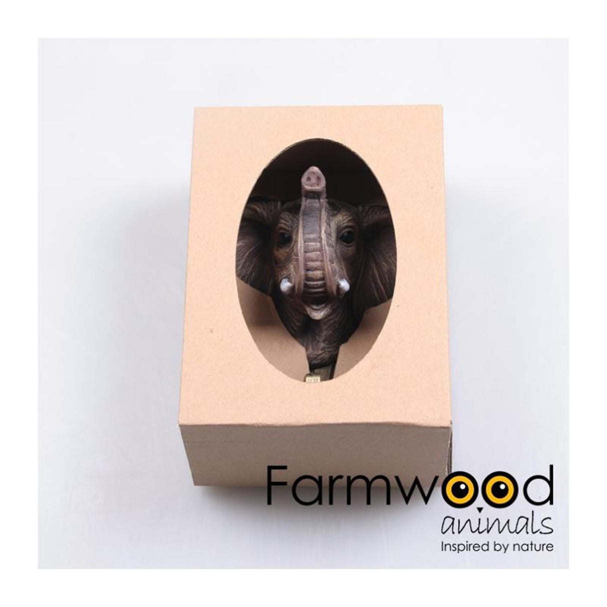 Farmwood animals kapstok haak hook'd! olifant 6,5x9x11cm
