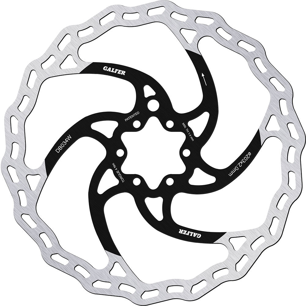 Galfer Bike Wave® feste 6-Loch-Rotorscheibe für E-Bike