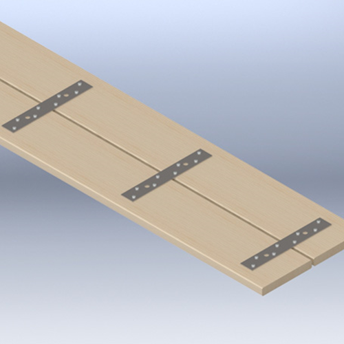 Gb koppelanker 300x30x2 verzinkt etiket | 1 stuk - 17211402