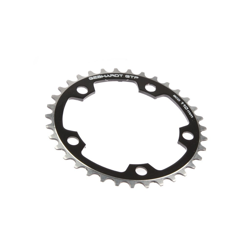 Gebhardt Kettenblatt, 36 Zähne, 110 mm, 5 Arme, schwarz