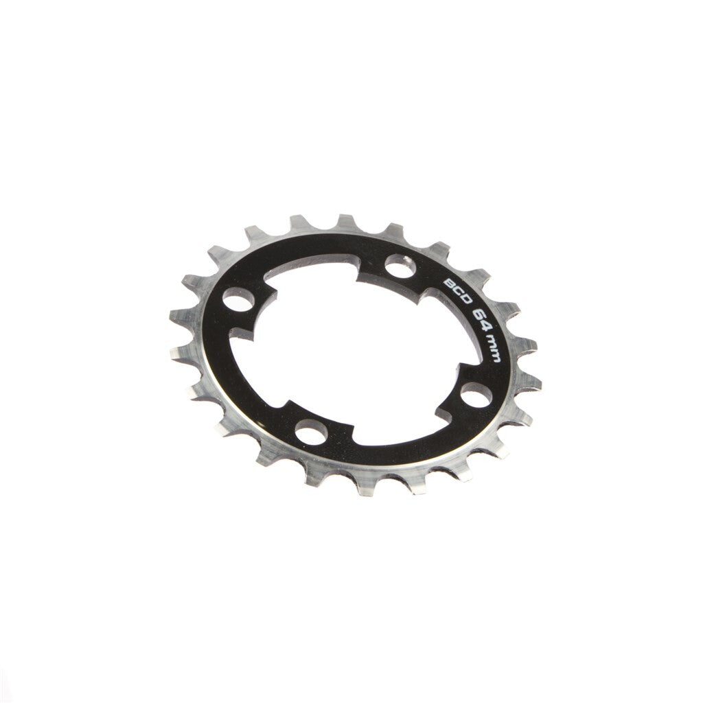 Gebhardt Kettenblatt CNC XTR 22t BCD 64mm 4 Arme, schwarz