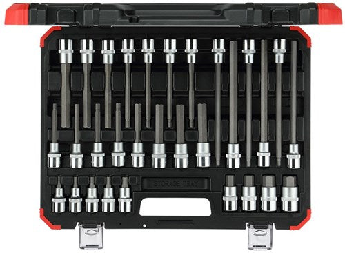 Gedore Red R68003030 30-teiliger Steckschlüssel – Schraubendreher-Set 1 2 – 3301573