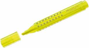 Van der Doelen Textmarker gelb von Faber Castel mit leichtem Griff
