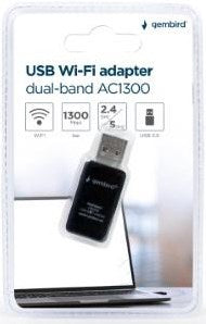 Gembird USB-WLAN-Adapter 2,4 5 GHz 1300 Mbit/s – 9510285
