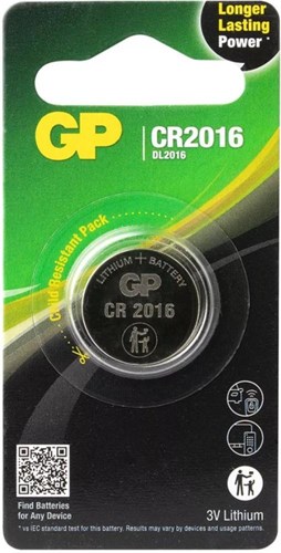 Gp cr2016 Lithium-Knopfzelle 3 V 1 PS
