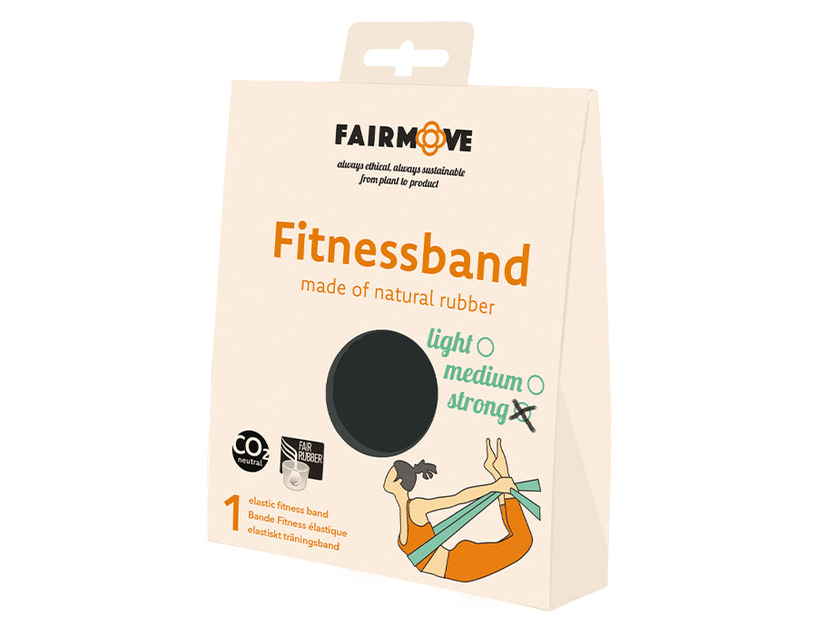 Fairzone Fitnessband - stark - schwarz