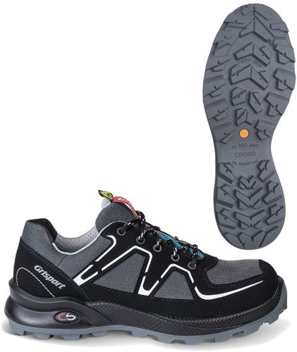 Grisport safety cross safety ariel 33601 dames laag s3 grijs zilver - maat 40 - 00.049.006.40
