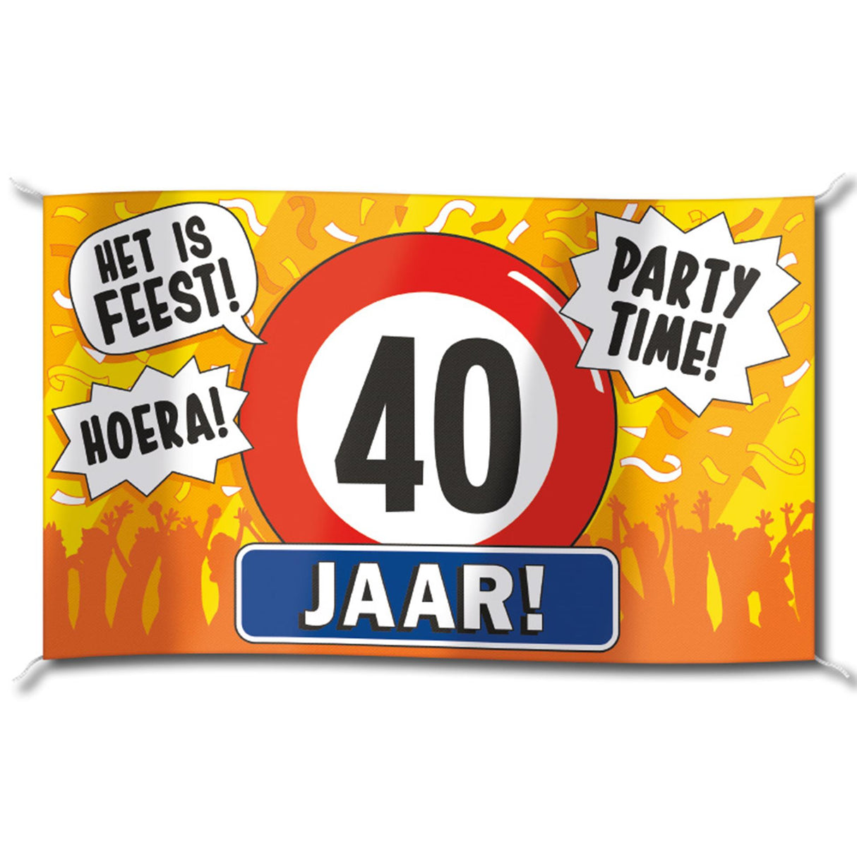 Paperdreams Fassadenfahne – 40 Jahre
