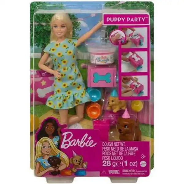 Barbie-Welpenparty inklusive 2 Hunden und Zubehör