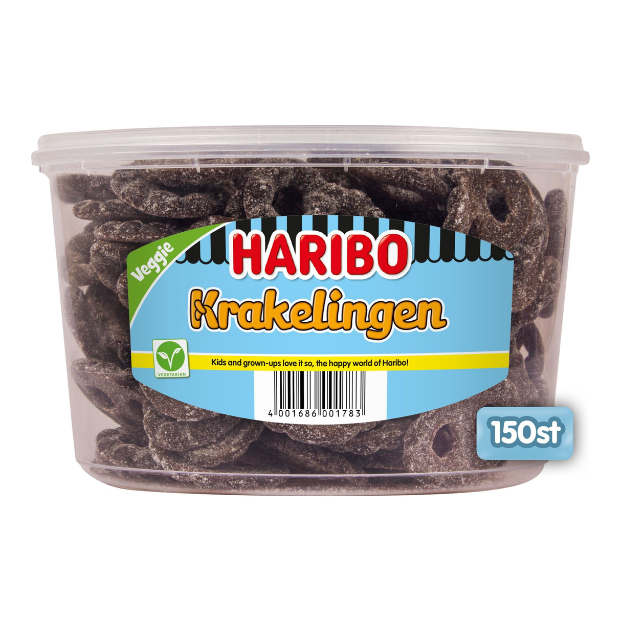 Haribo Lakritzbrezeln - Bonbon - 150 Stück Silo