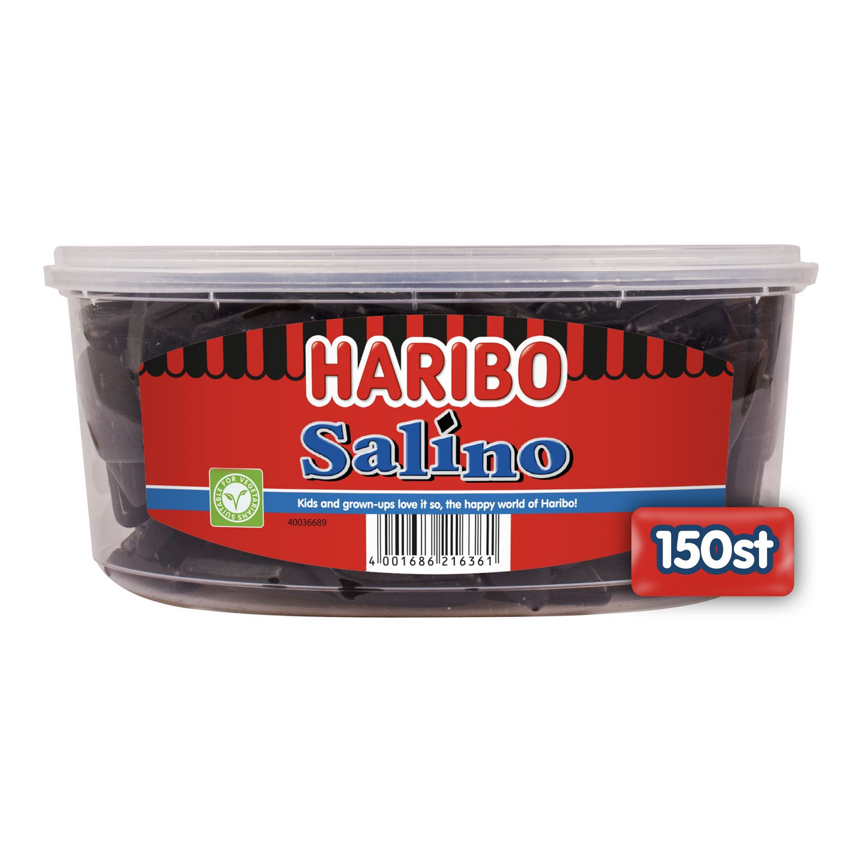 Haribo Salino - Lakritze - 150 Stück Silo