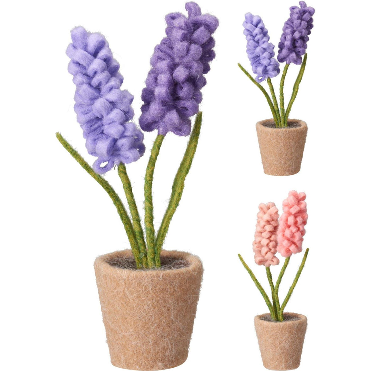 Bloemen in pot 21cm 3 assorti
