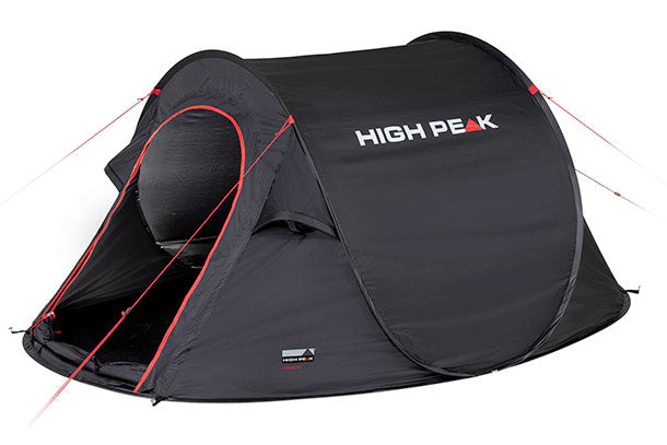 High Peak Vision 2.0 Popup-Zelt 2-Personen 235 x 140 cm Schwarz