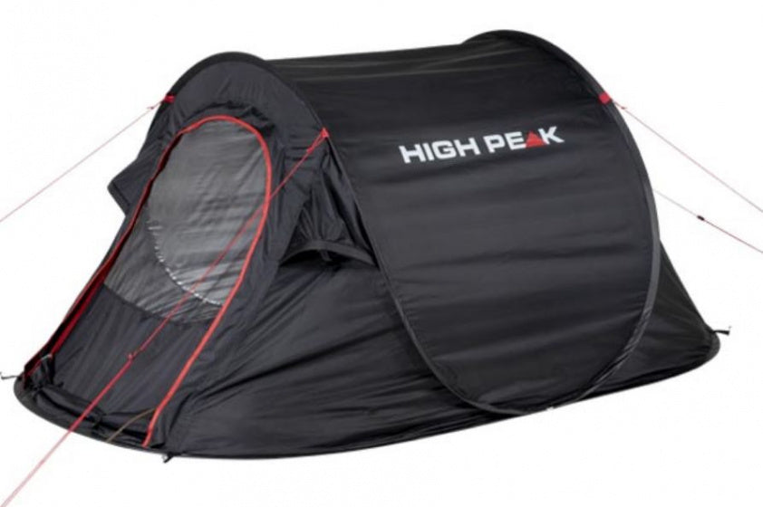 High Peak Vision 2.0 Popup-Zelt 2-Personen 235 x 140 cm Schwarz