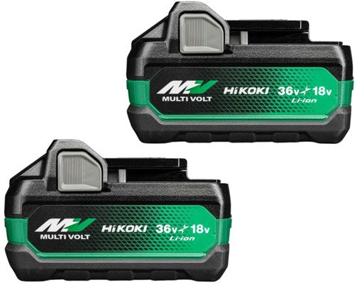 Hikoki 380205 Batterieset Doppelpack 2x Multi-Volt-Batterie 36V 2,5Ah 18V 5,0Ah - 380205