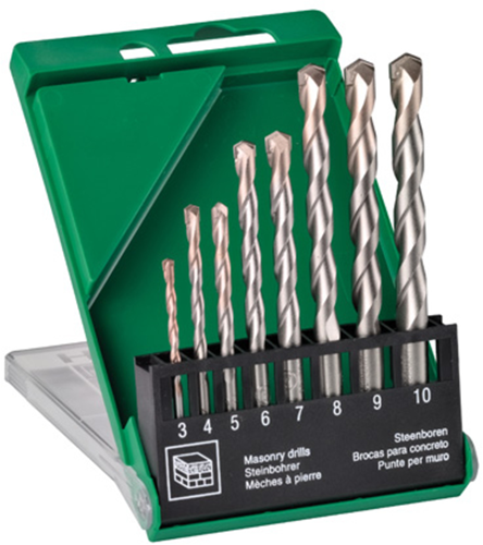Hikoki accessoires borenset steen beton multipack 3 4 5 6 7 8 9 en 10 mm - 780899