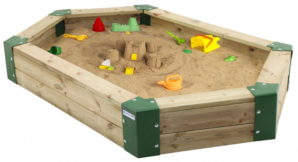 Hörby Bruk Sandbox 210 x 120 x 25 cm Holz natürlich