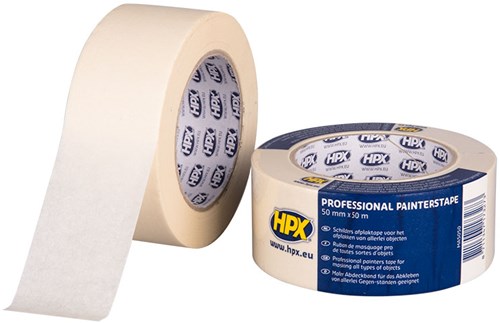 Hpx Products Abdeckband Abdeckband 60 C cremeweiß 50 mm x 50 m