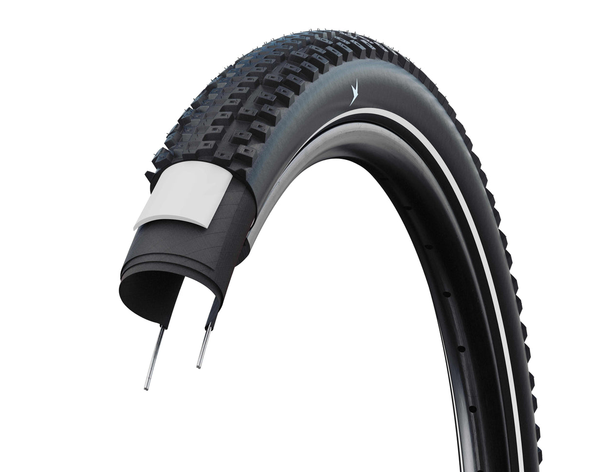Schwalbe benelux b.v. Schwalbe Bub. 60-584 27,5 x 2,35 Advancer Hybrid Pannenschutz B B-SK+RT HS 636 Grün – 11159551.01
