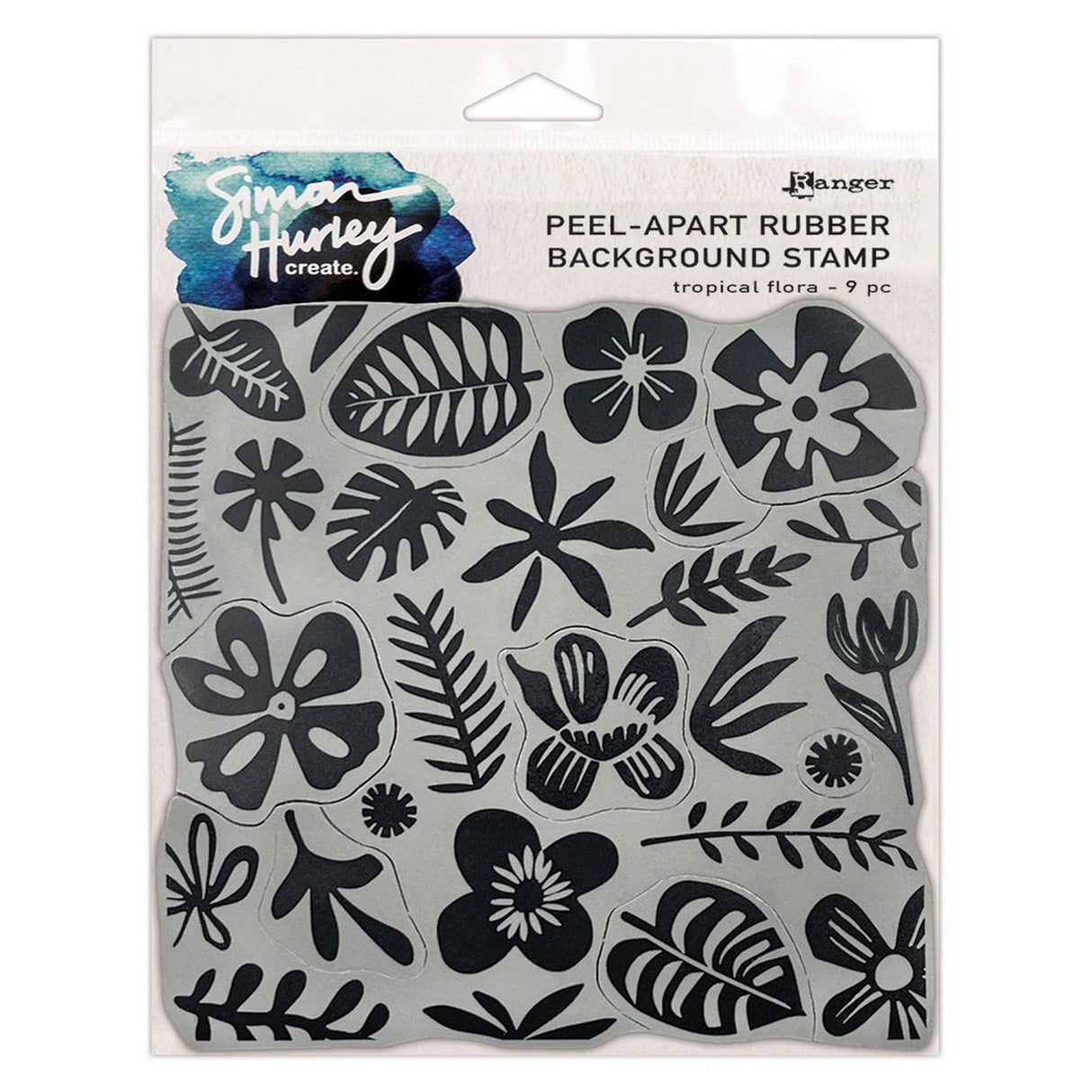 Ranger Ink Ranger • Simon Hurley erstellen. Hintergrundstempel tropische Flora