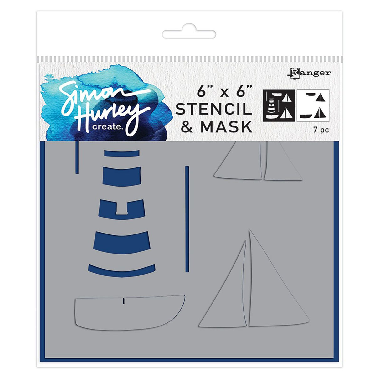 Ranger Ink Ranger • Simon Hurley erstellen. Schichtschablonen maskieren ein reibungsloses Segeln