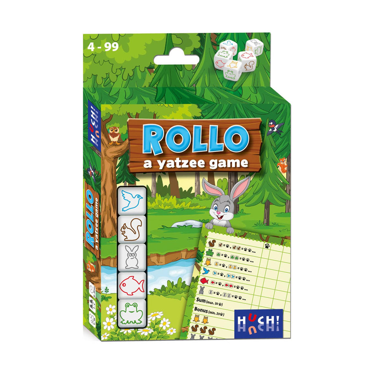 Asmodee Rollo – Yatzee-Tiere