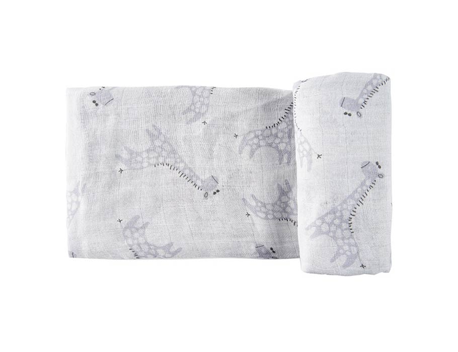Happybear hydrophile Leinwand - blaue Giraffe